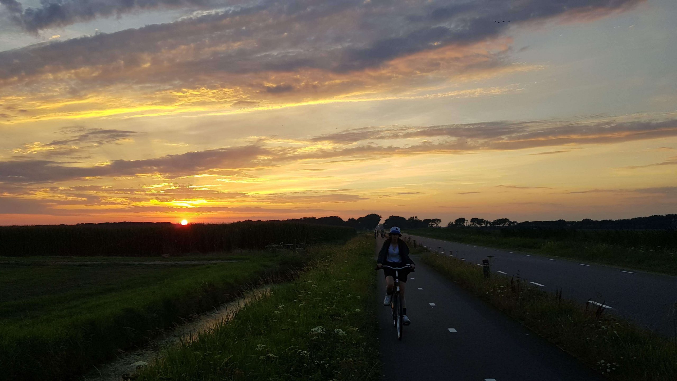 Cesta domov zo zamestnania na bicykli