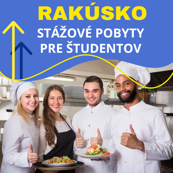 Stážové pobyty pre študentov do Rakúska v oblasti cestovného ruchu.