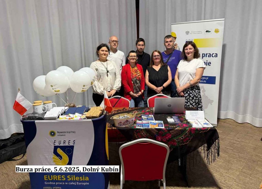 Burza práce jún 2025 Dolný Kubín partnerstvo EURES-T Beskydy
